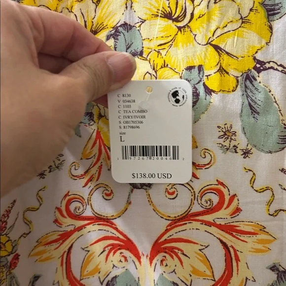 Free People NWT Yara Mini Dress Size L - Picture 4 of 9